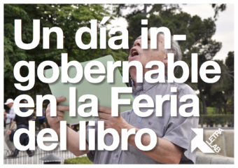 Un día ingobernable en la feria del libro